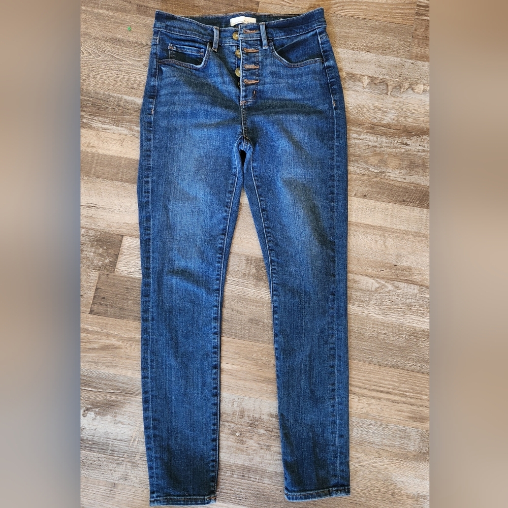 Loft High-Waisted Blue Denim Jeans
